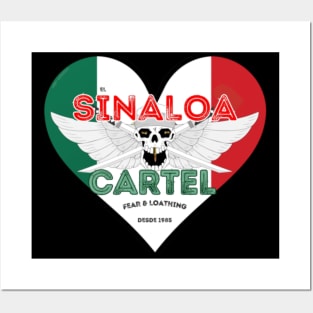 Sinaloa Mexican Cartel Meme By Abby Anime(c) Posters and Art